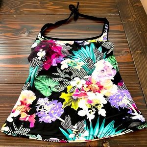 Hapari flower tankini (top only).